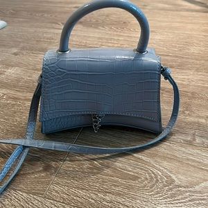 Light blue crossbody purse